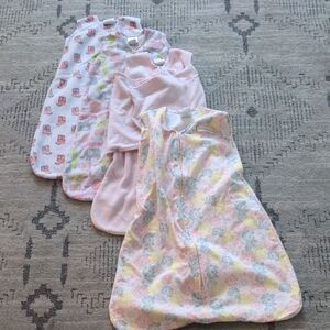 Baby Sleep Sacks - Pink and Pastel Floral